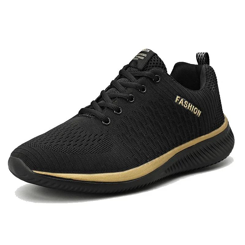 Men Shoes New Mesh Breathable Men'S Casual Shoes Comfortable Non-Slip Lightweight Moccasins Men Jogging Sneakers Size 35-50