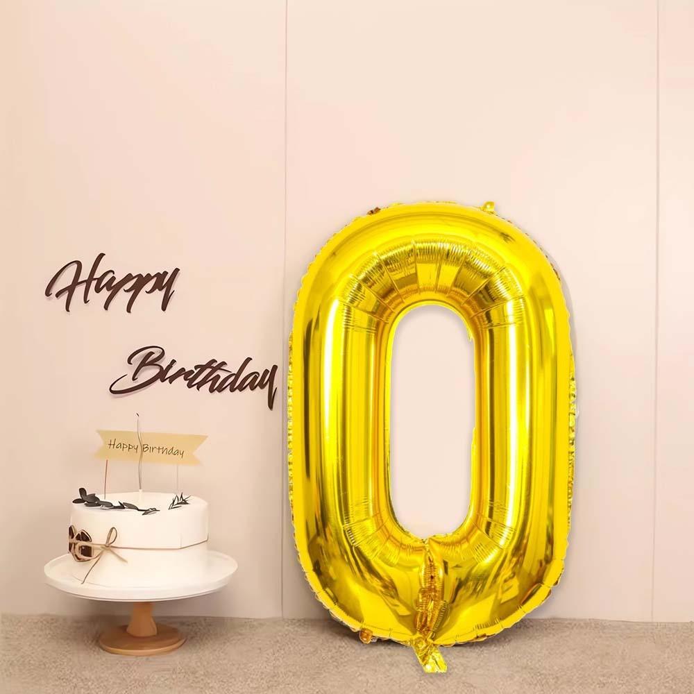 Feiern Sie mit lebhaften 32-Zoll- und 40-Zoll-Geburtstagszahlen-Folienballons für Partys