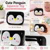 Cookie Shape Penguin Face Squishy Toy Glossy Surface Stress Relief Toy  Daily Relaxation