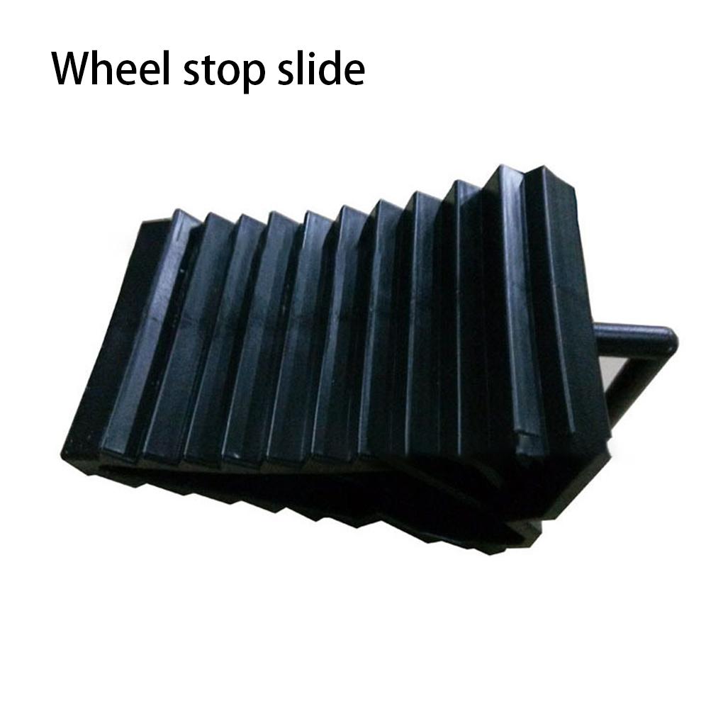 Universal Nonslip Car Truck Camper Wheel Chock Boat Motorcycle Tire Blockers Rubber Tyre Stopper Automotive Spare Parts