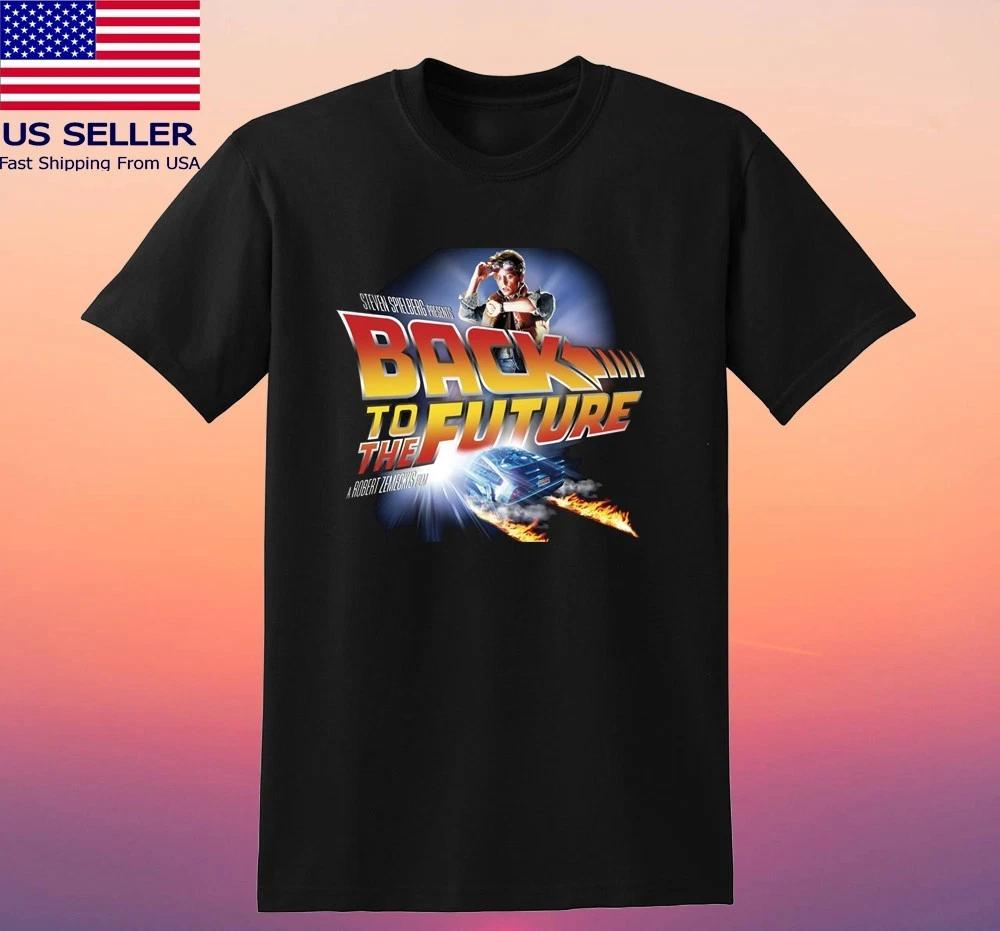 Back To The Future Movie Men s Black Size S-5XL M