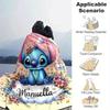1pc Cute Stitch Printing Blanket - Soft, All-Season Throw for Living Room, Bedroom,Personalized Gift with Adorable Cartoon Design