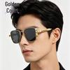 2026 Men's Punk Square Sunglasses - Anti-Glare, UV Protection, Ideal for Driving & Fishing