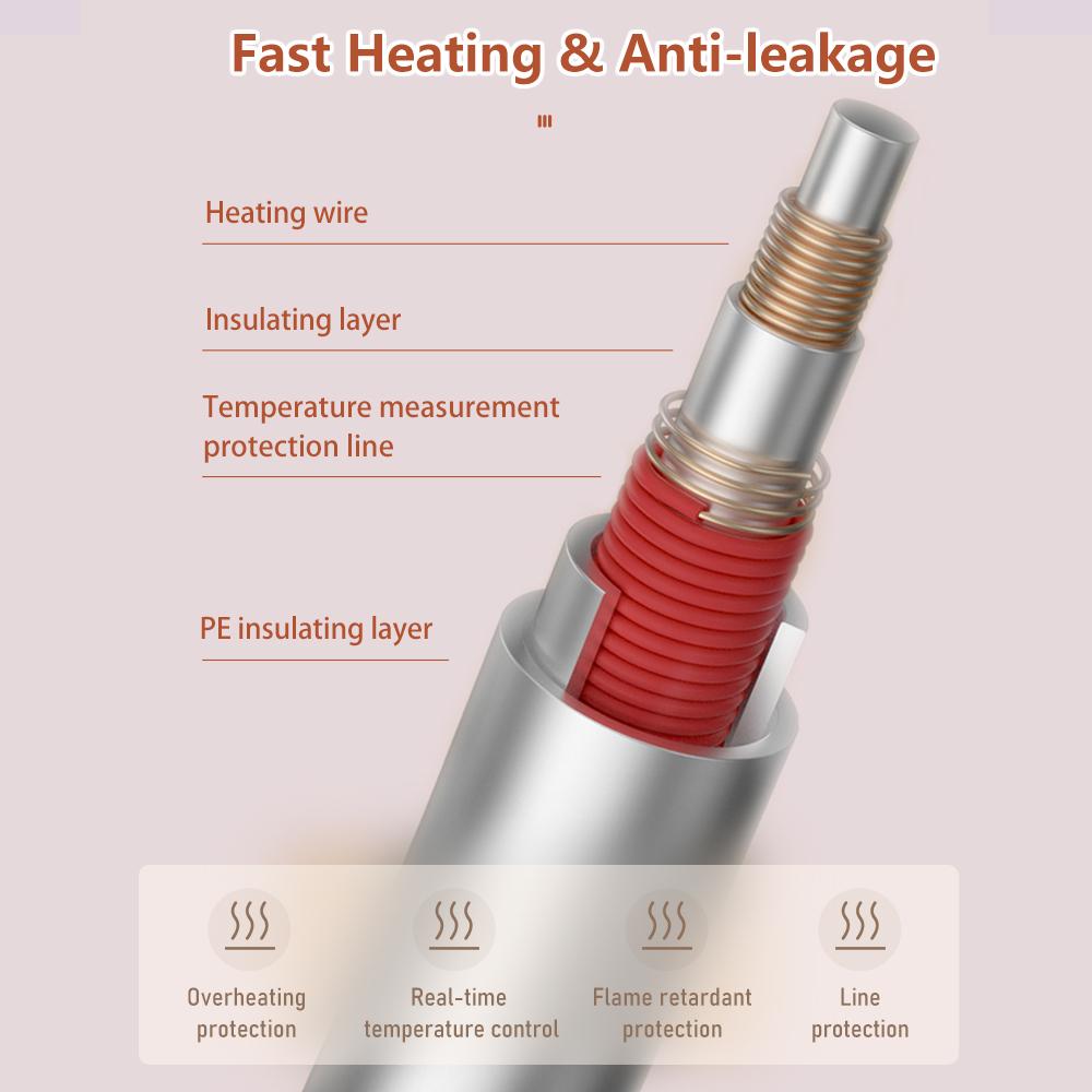 Electric Heated Blanket Heating Pad Warm Flannel Blanket Fast Heating Winter Body Warmer Cozy Mattress