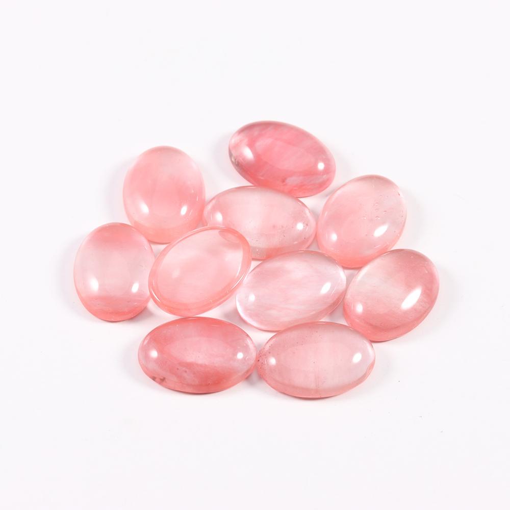 10x14mm 13x18mm Natural Stone Beads Oval Cabochon Loose Bead For Bracelet Earring Jewelry DIY Craft Making Accessories
