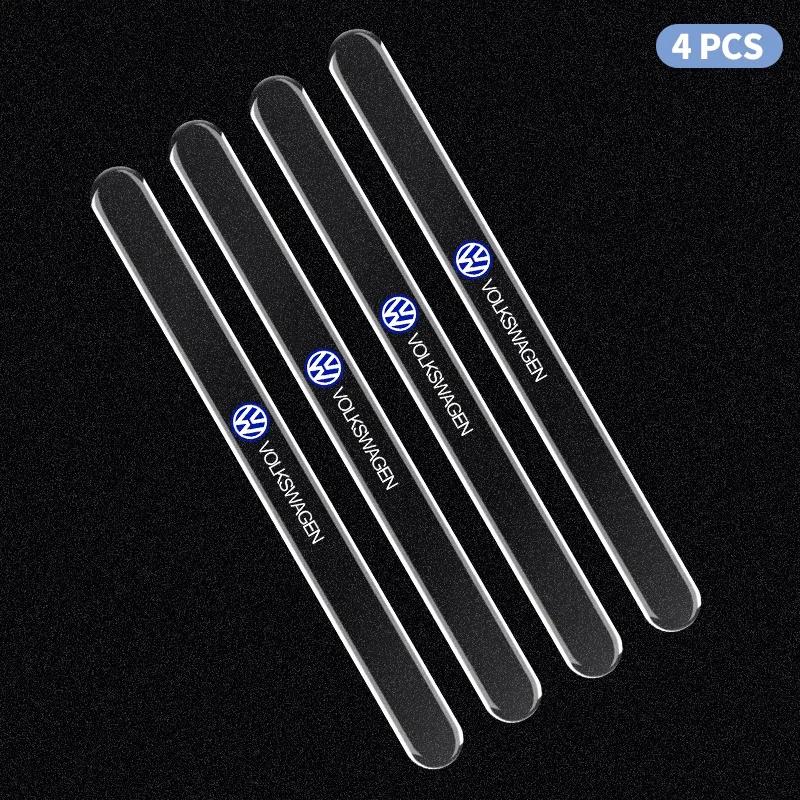 

VW GTI GOLF 2026 Hot For VW VOLKSWAGEN Car Door Bowl Transparent Anti-collision Protector Bar Stickers For Volkswagen Polo Jetta For Volkswagen