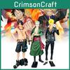 Ensemble Durable de Figurines de Collection Anime en PVC Avec Zoro Ace Sanji Assemblés Affichage