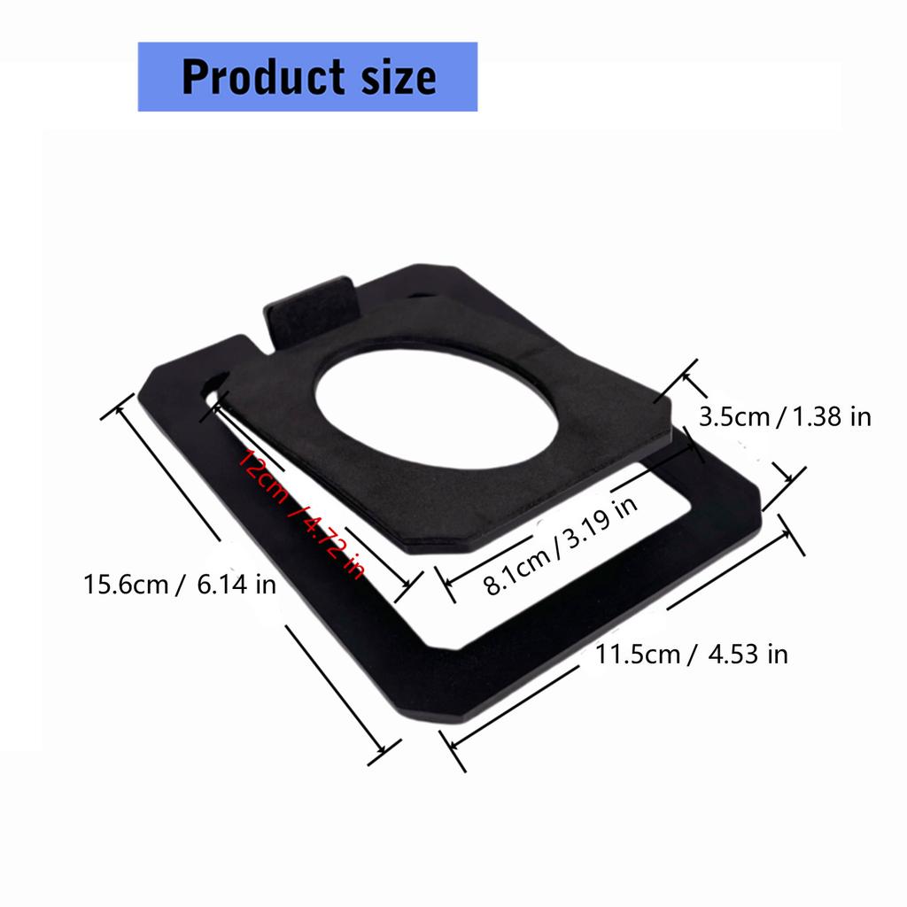 2PCS Metal Speaker Stand Including Sponge Vibration Isolator for Desktop Stability Auditory Enhancement and Durability
