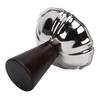 Serving Dessert Bowl Stainless Steel Multifunctional Wooden Base Yogurt Snack Candy Cup for Hotel Home