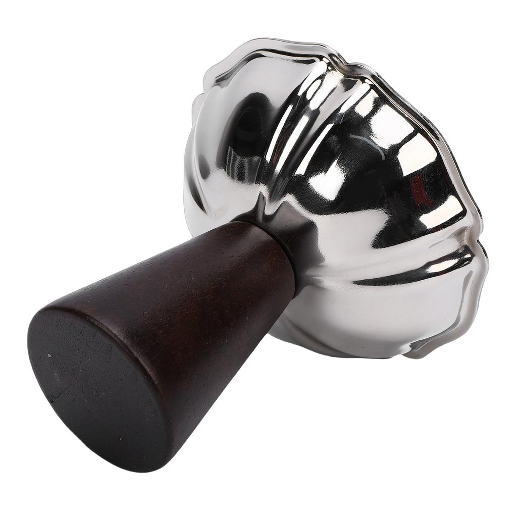 Serving Dessert Bowl Stainless Steel Multifunctional Wooden Base Yogurt Snack Candy Cup for Hotel Home