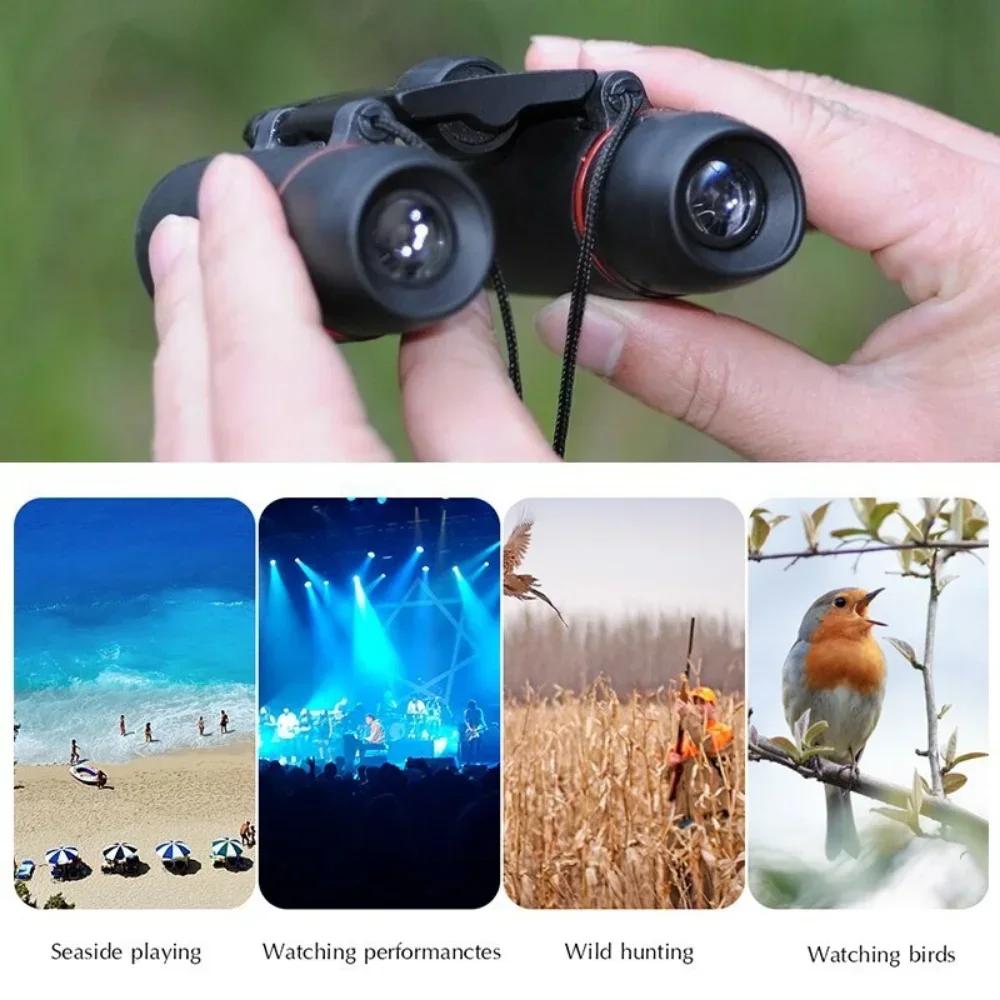 30x60 HD-Teleskop, faltbares Fernglas mit großer Reichweite und Nachtsicht bei schwachem Licht. Gutes Geschenk für Kinder, die Vögel im Freien beim Camping beobachten