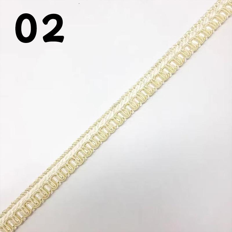 15 Meter Quastenfransen-Spitze im europäischen Stil Besatzkante Band für DIY Nähen Bekleidung Vorhang Sofa Kissen Polsterhandwerk Dekor