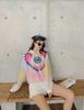 2025 European Station Sequined Eye Stand Collar Long Sleeve Jacket for Women