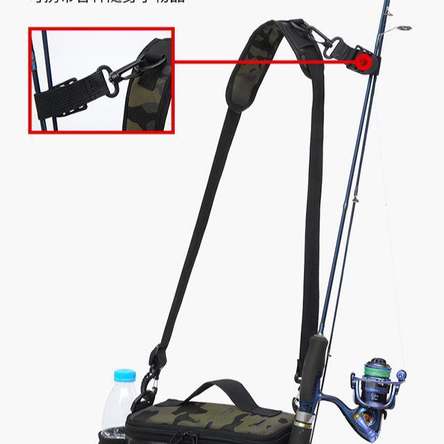 A1R Waterproof Outdoor Fishing Shoulder Bag with Rod Holder
