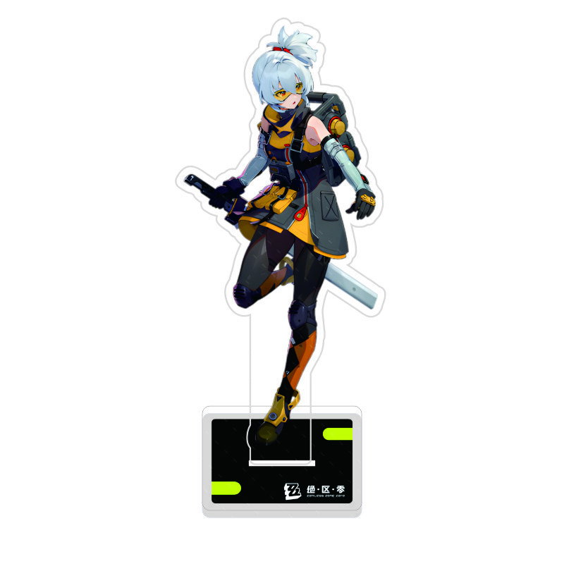 

New Hot Game Zenless Zone Zero Nicole Demara Billy Kid Von Lycaon Acrylic Stand Model Plate Keychain Desk Decor Collection gift 15 cm