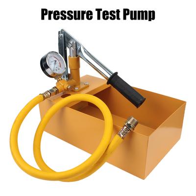 With G1/2" Hose Manual Hydraulic Test Pump Machine Aluminum Copper 2.5MPa Pressure Test Pump Oil Test Pump 25KG Water Pressure Tester