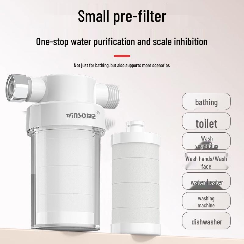 Water Filter for Heaters, Washers, Faucets, and Showers