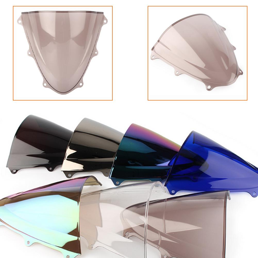 Motorcycle Double Bubble Windshield For Suzuki GSX-R GSXR 600 750 GSXR600 2011-2018 K11 WindScreen Accessories Fairing Deflector