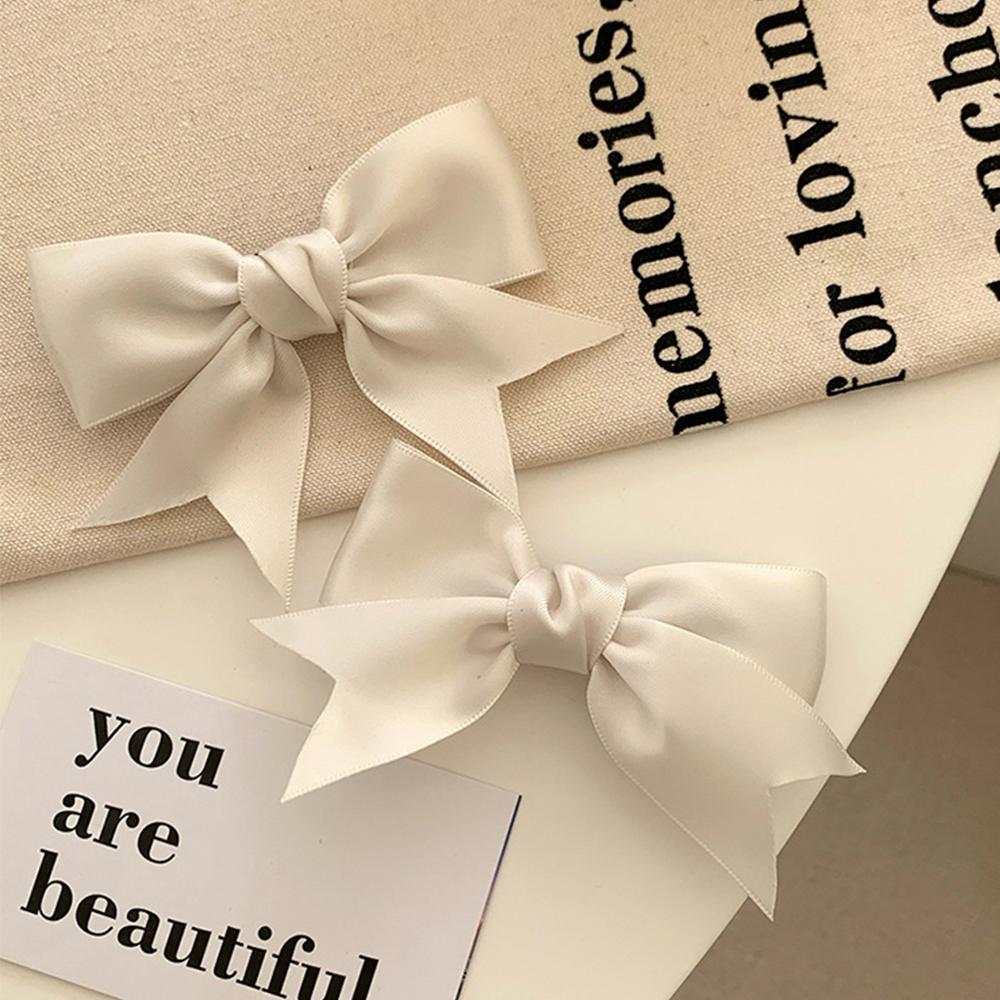 2PCS Satin Bow Hair Clip