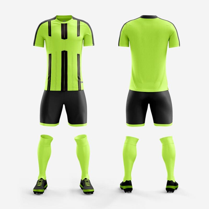 Football Jersey Set Men'S Printing Breathable Game Jersey Training Jersey Adult Children'S Jersey Clothing Elementary School Students