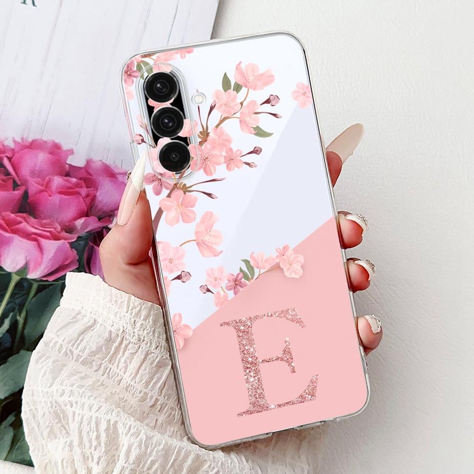 

For Samsung Galaxy A56 Case A16 A26 A36 Luxury Letters Cover Soft Silicone Phone Case For Samsung A56 A 16 26 36 Galaxy A36 Bags Samsung A16