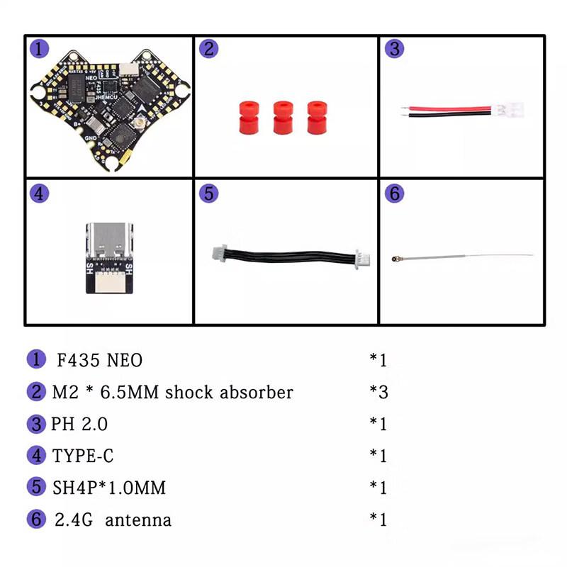 

JHEMCU F435 NEO AIO Flight Controller