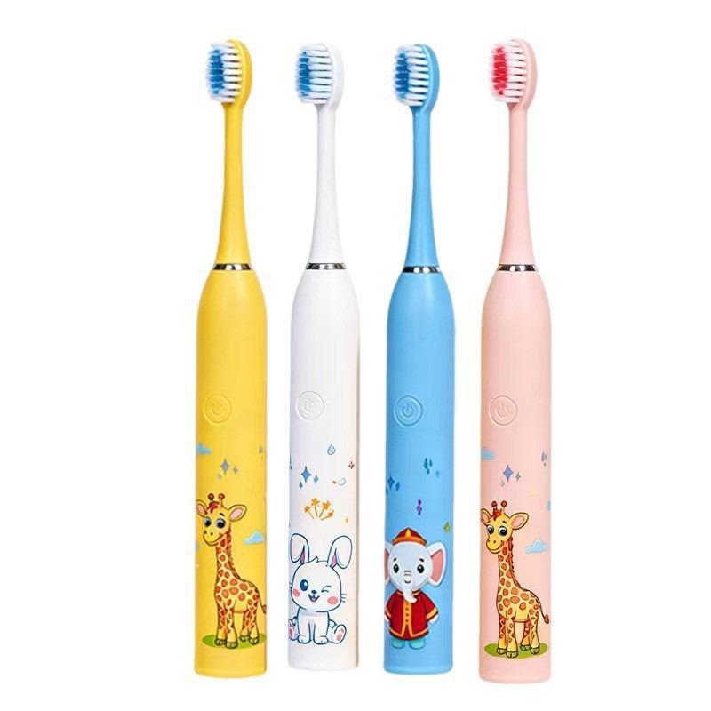 New Baby-specific Children's Electric Toothbrush - Home Dental Cleaning Tool with Soft Bristles, Water-resistant and Rechargeable