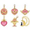 Bishoujo Senshi Sailor Moon Stained Charm Anime Goods Gacha Bandai Complete Set 6 Types