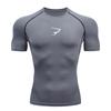 Men Running Compression T-shirt Short Sleeve Sport Tees Gym Fitness Sportshirts Male Jogging Tracksuit Homme Athletic Shirt Tops