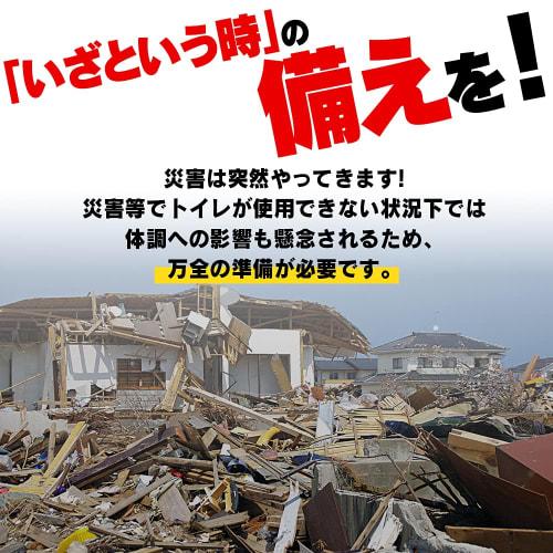 Iris Ohyama Portable toilet, portable toilet, 100 uses, for disasters, emergencies, small portions, 10 years storage, NBTS-100