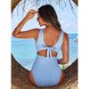 2025 New Pregnant Women One-Piece Smiwear Bathing Suit Solid Color Hollow-Out Beach Swimsuits European Bikini Premama Swimwears
