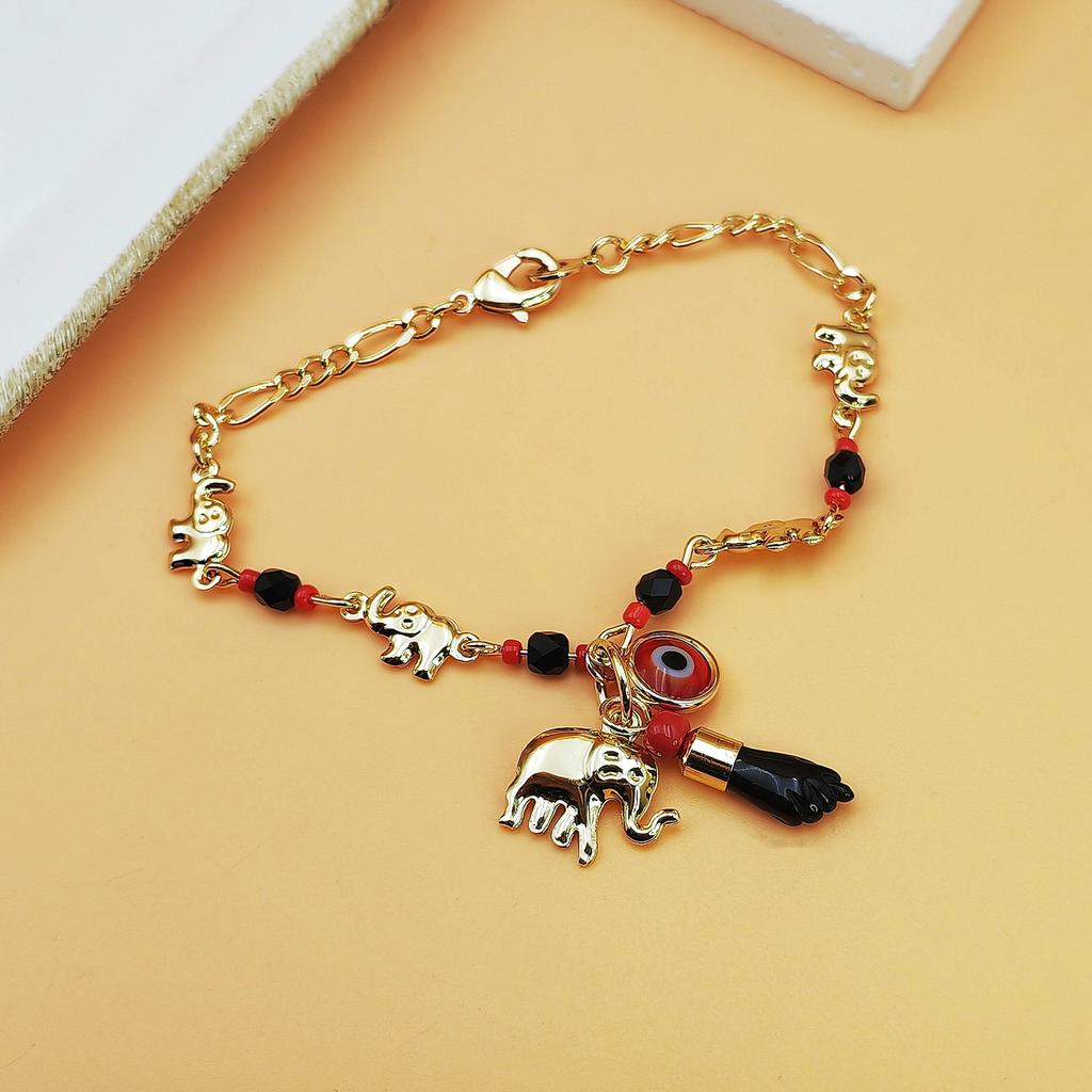 Creative Jewelry Birthday Gifts Bracelets Personality Small Elephant Children Bracelet Pendant Women Fashion Delicate Daily Wear