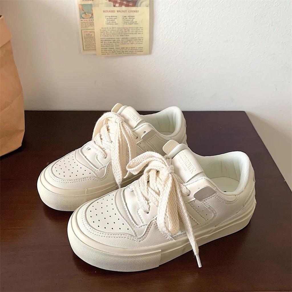 New little white shoes spring casual versatile shoes board shoes niche student fashion sports casual shoes women