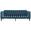 Vidaxl Sofa Z Materacem Do Spania, Niebieska, 80X200 Cm, Aksamit