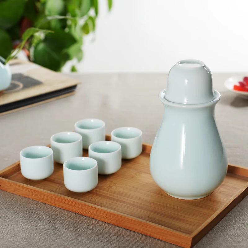 Celadon Wine Warmer Set