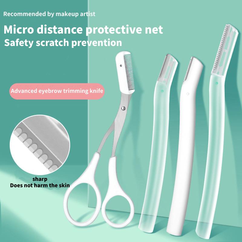 

Нож для бровей, триммер, инструмент для макияжа, лица, бровей, губ, лезвие бритвы, нож для бритья, инструмент для красоты, набор для обрезки бровей