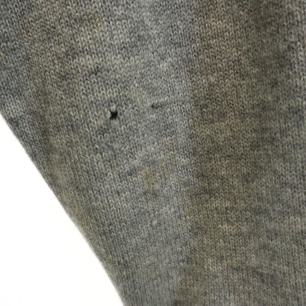 mila schon made in Japan Knit switching Down jacket 50 gray Men's Used