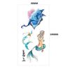 Children'S Mermaid Tattoo Sticker Cartoon Cute Princess Water Transfer Simulation Tattoo Set