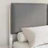 Bed Frame with Upholstered Headboard Light Grey 120 X 190 Cm