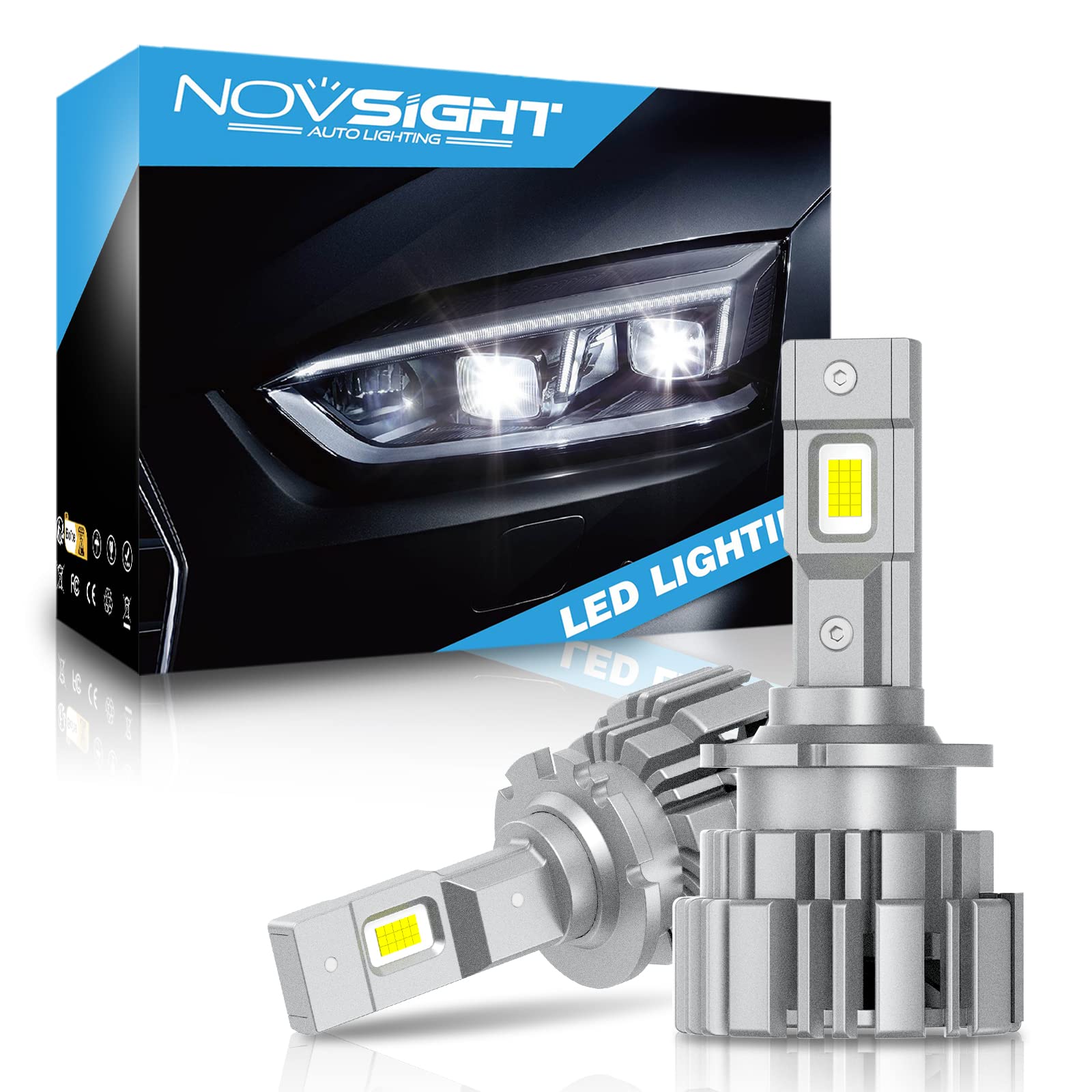 LED Headlight D Hi/Lo Switching Vehicle Inspection Compatible LED Bulb D4 белый