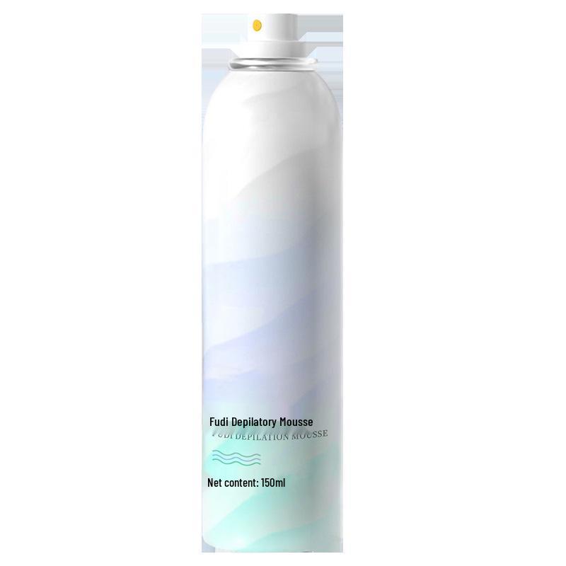Fudi Depilatory Spray: Gentle Hair Removal Cream Mousse for Underarms and Legs, Suitable for Men and Women.