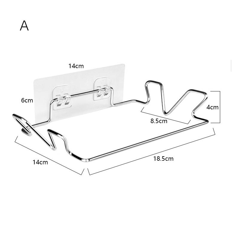 

Кухонная полка для мусора, держатель для мешков для мусора на двери шкафа, держатель для хранения мусора в шкафу из нержавеющей стали