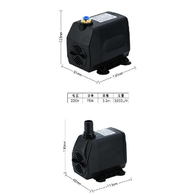 New Promotion Water Pump 80W 220v/110v +5 Meters White Water Pipes for Water Cooled Spindle
