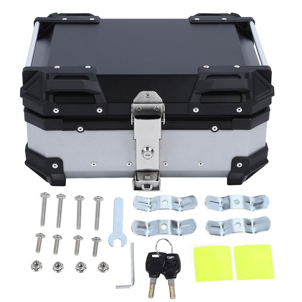 Motocyklový zavazadlový box s odnímatelnou základnou a vložkou 28L velkokapacitní nárazuvzdorná náhrada za