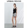 UR Women's Fringe Trim Denim Shorts