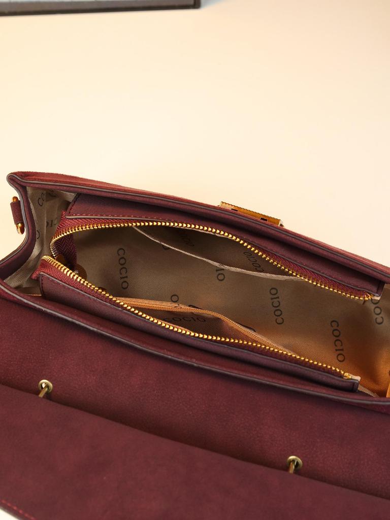 2025 Stylish Lychee Pattern Lock Bag - Versatile Autumn/Winter Crossbody & Shoulder Bag for Women