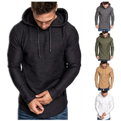 2024 Autumn and Winter New Men's Fashion Stitching Long-sleeved T-shirt Men's European Code Hooded Sweater Men's T-shirt