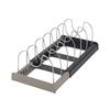 Expandable Adjustable Pan Rack Organizer Modern Simple Design For Kitchen Drawers