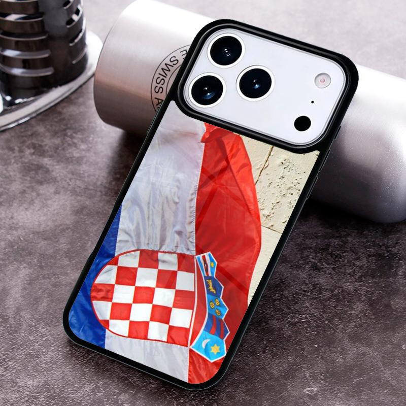 Croatia Flag Print Phone Case For iPhone 17 16 15 14 13 12 11 Pro Max Plus 17Air Soft Silicone Cover