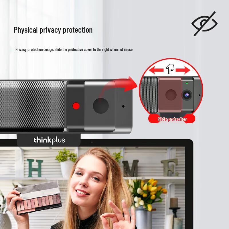 Lenovo thinkplus WL62A 1080P HD Webcam with Microphone (CN version)